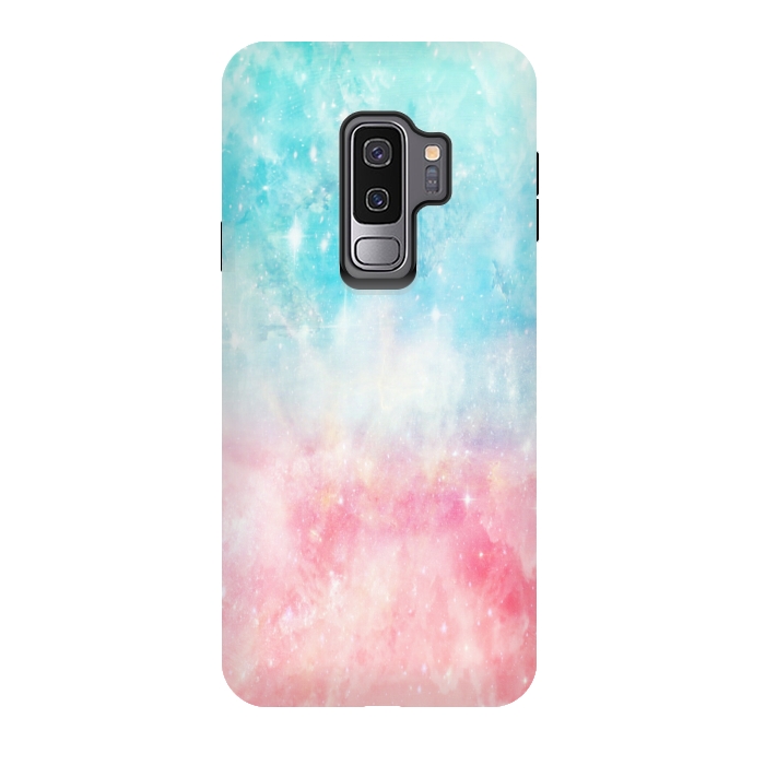 Galaxy S9 plus StrongFit Blue pink galaxy by Jms