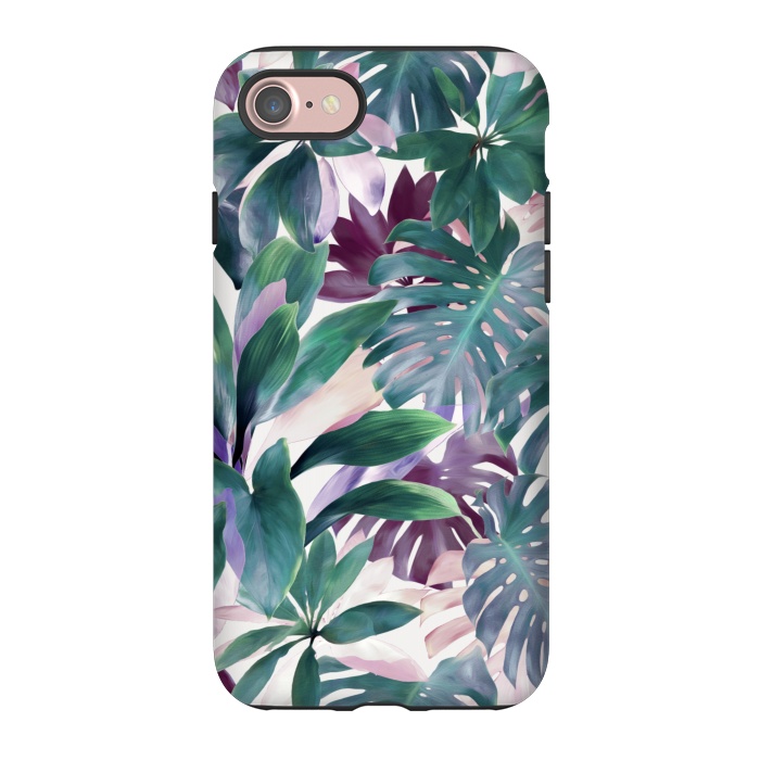 iPhone 7 StrongFit Tropical Emerald Jungle by Micklyn Le Feuvre