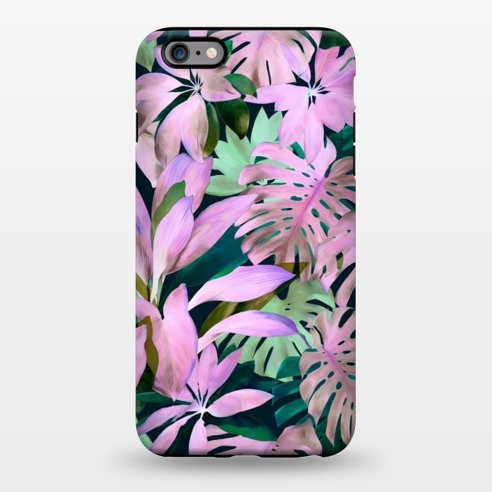 iPhone 6/6s plus StrongFit Tropical Night Magenta Jungle by Micklyn Le Feuvre