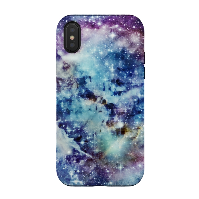 iPhone Xs / X StrongFit Galaxy stars by Jms