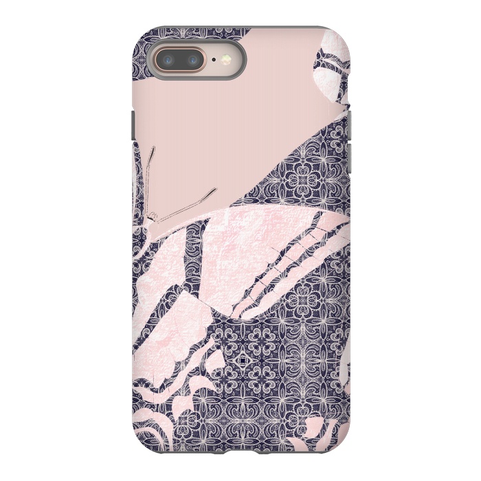 iPhone 7 plus StrongFit Rosy butterfly by Kashmira Baheti