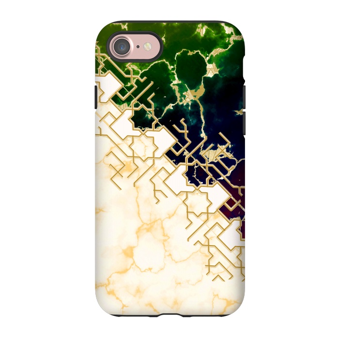 iPhone 7 StrongFit Marble and ocean by Kashmira Baheti