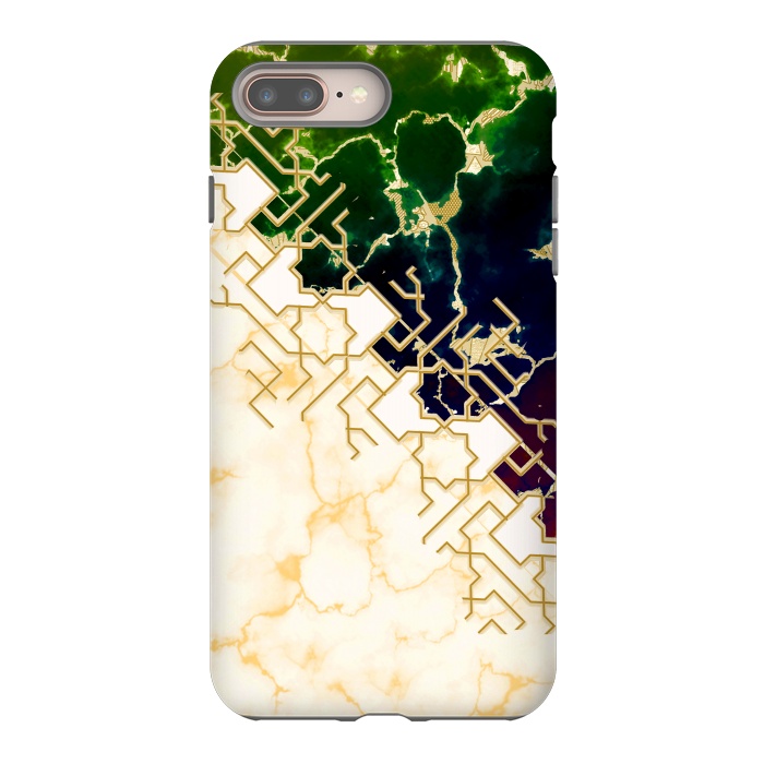 iPhone 7 plus StrongFit Marble and ocean by Kashmira Baheti