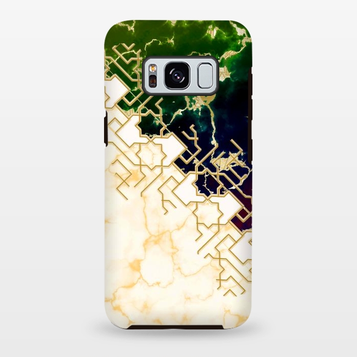 Galaxy S8 plus StrongFit Marble and ocean by Kashmira Baheti