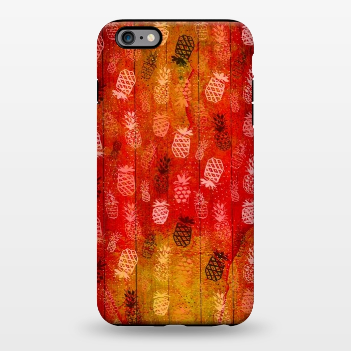 iPhone 6/6s plus StrongFit Pineapples in Summer by Rossy Villarreal