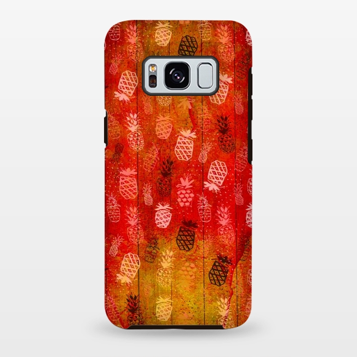 Galaxy S8 plus StrongFit Pineapples in Summer by Rossy Villarreal