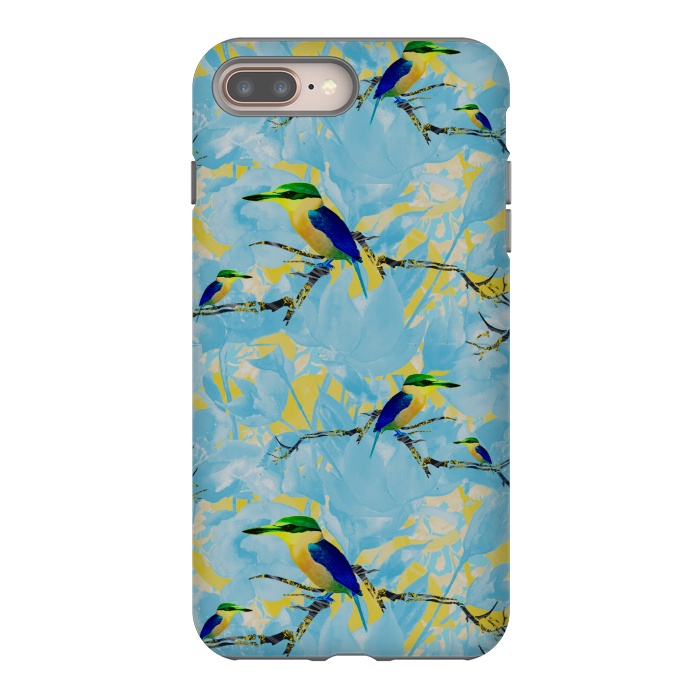 iPhone 7 plus StrongFit Cool kingfishers by Kashmira Baheti