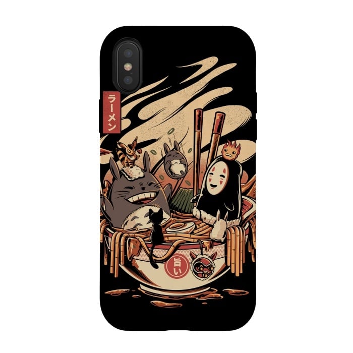 iPhone Xs / X StrongFit Ramen pool party by Ilustrata