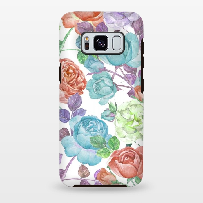 Galaxy S8 plus StrongFit Breathless Rose by Creativeaxle