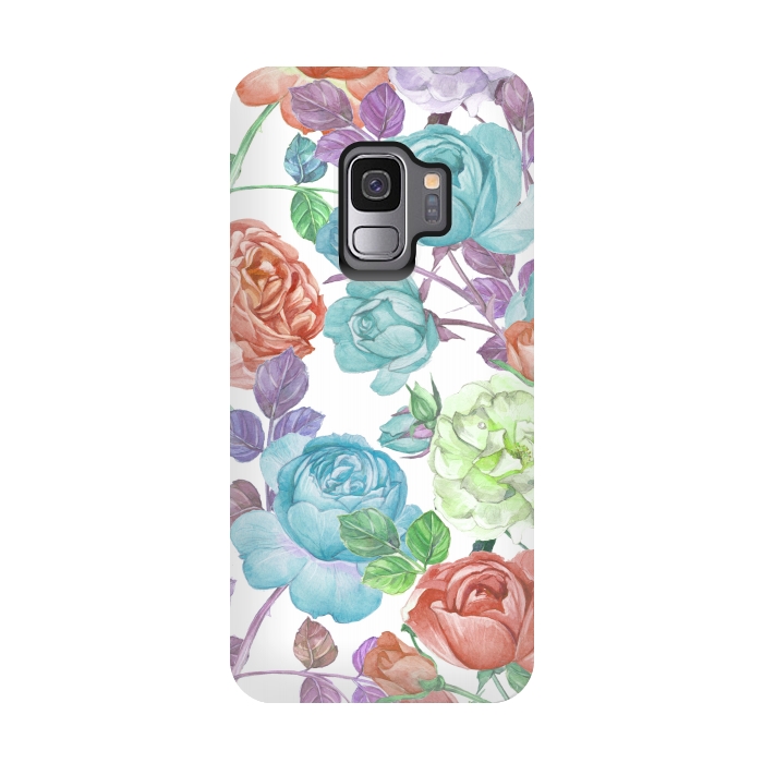 Galaxy S9 StrongFit Breathless Rose by Creativeaxle