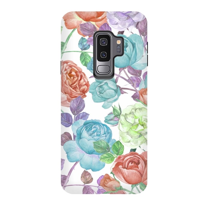 Galaxy S9 plus StrongFit Breathless Rose by Creativeaxle