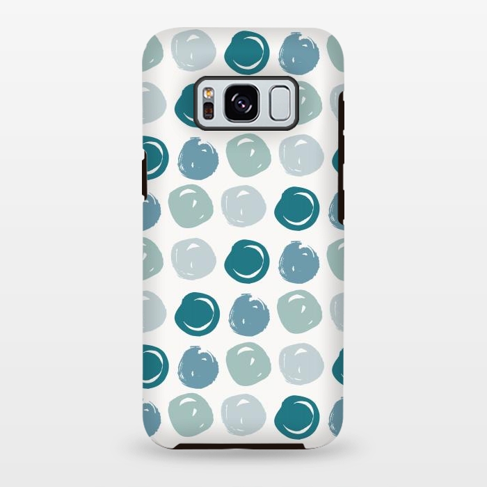 Galaxy S8 plus StrongFit Little Circles by Creativeaxle