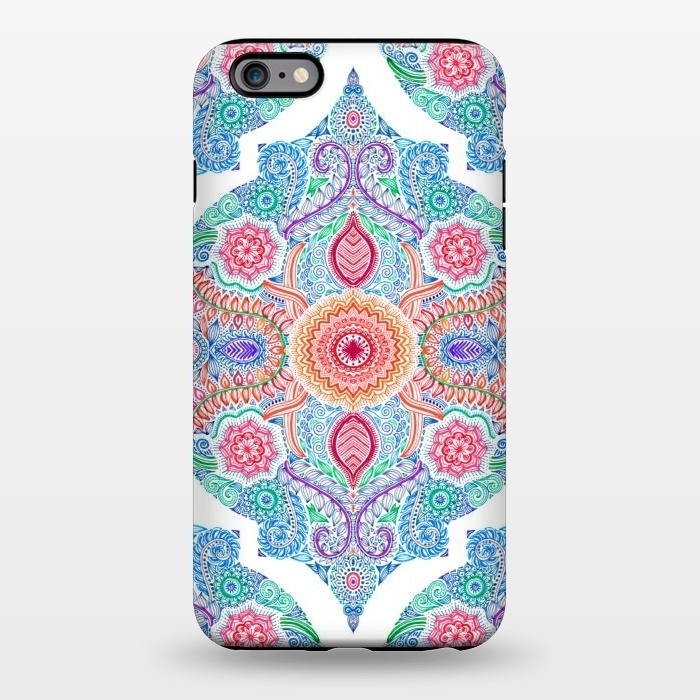 iPhone 6/6s plus StrongFit Ink and Symmetry in Rainbow Brights by Micklyn Le Feuvre