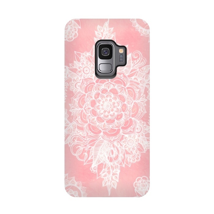Galaxy S9 StrongFit Marshmallow Lace by Micklyn Le Feuvre