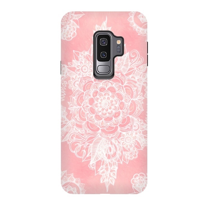 Galaxy S9 plus StrongFit Marshmallow Lace by Micklyn Le Feuvre