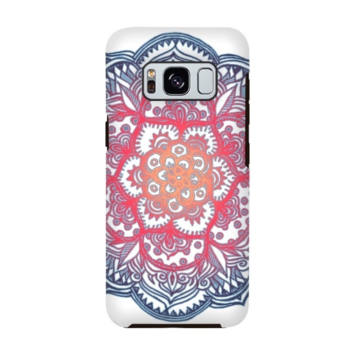 Galaxy S8 StrongFit Radiant Medallion Doodle by Micklyn Le Feuvre