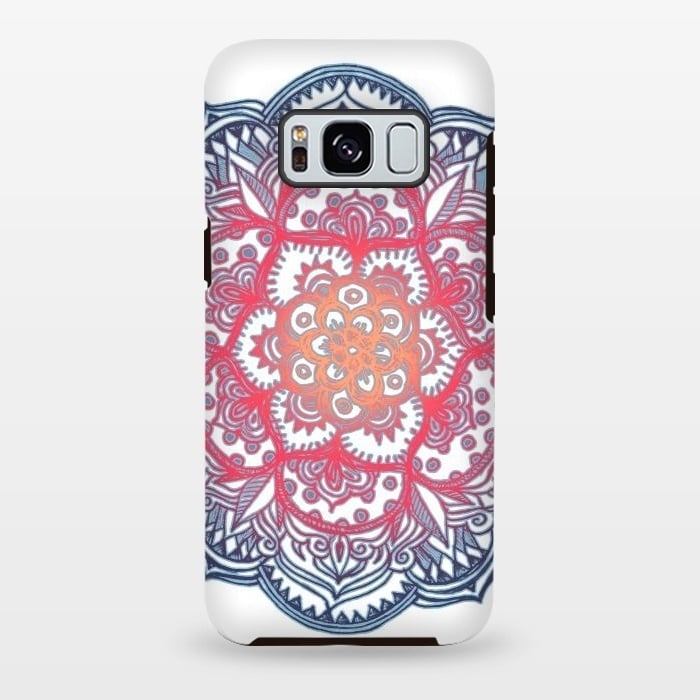 Galaxy S8 plus StrongFit Radiant Medallion Doodle by Micklyn Le Feuvre