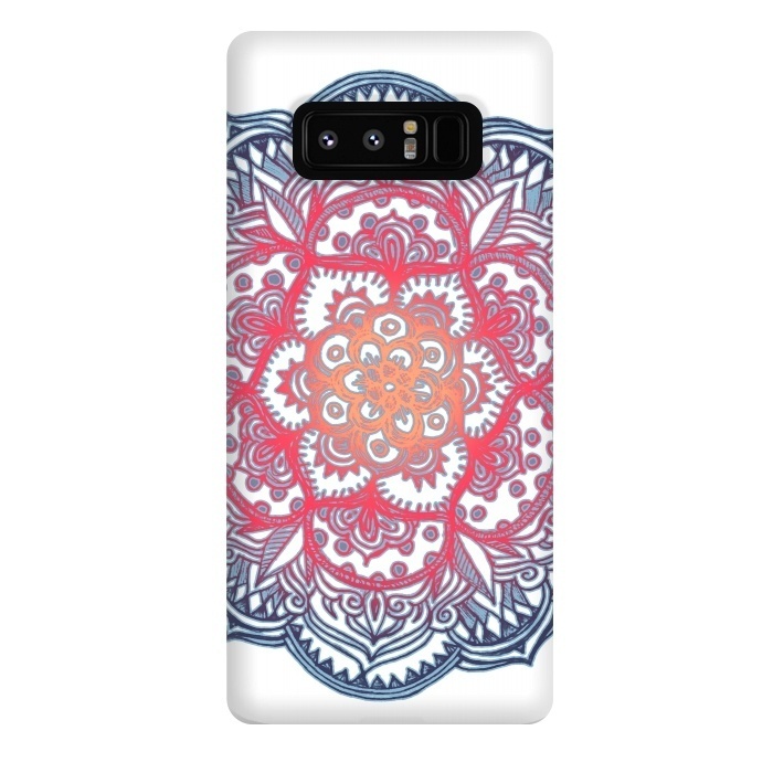 Galaxy Note 8 StrongFit Radiant Medallion Doodle by Micklyn Le Feuvre