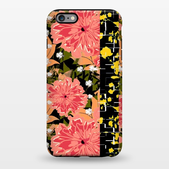 iPhone 6/6s plus StrongFit Orange floral by Kashmira Baheti