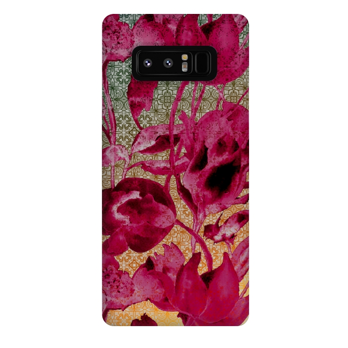 Galaxy Note 8 StrongFit Lacey floral by Kashmira Baheti