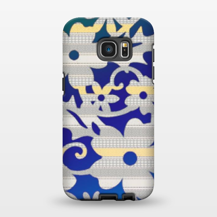 Galaxy S7 EDGE StrongFit Patterned floral by Kashmira Baheti