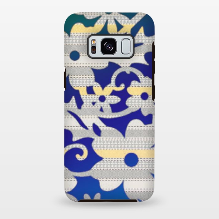 Galaxy S8 plus StrongFit Patterned floral by Kashmira Baheti