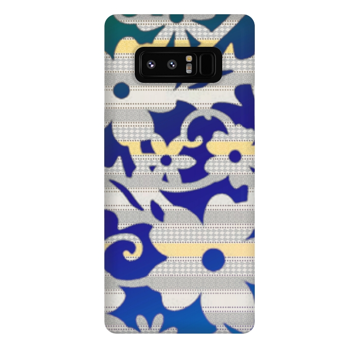 Galaxy Note 8 StrongFit Patterned floral by Kashmira Baheti