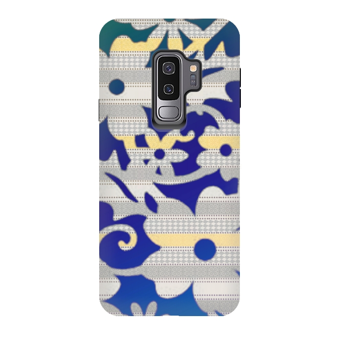 Galaxy S9 plus StrongFit Patterned floral by Kashmira Baheti