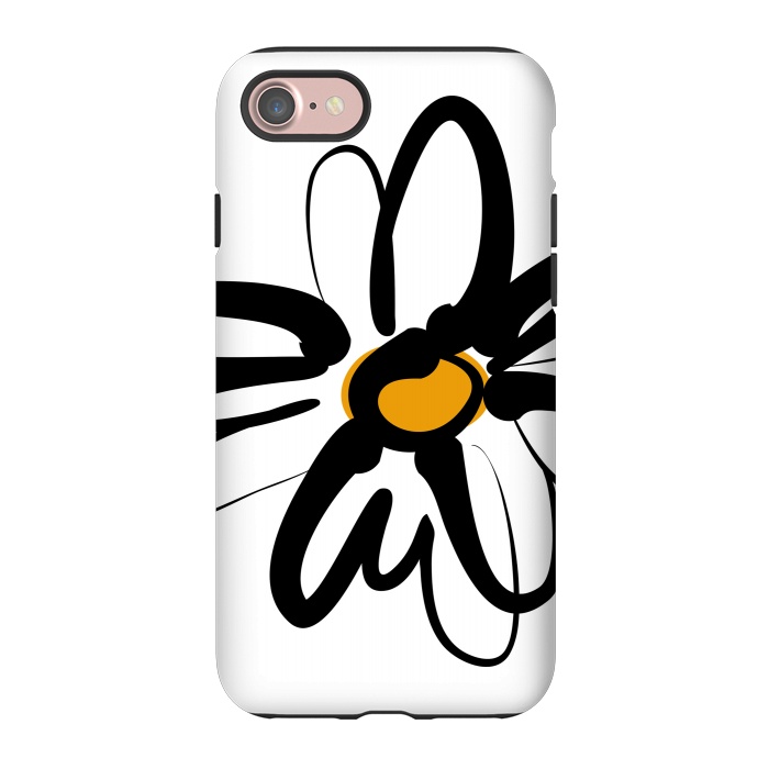 iPhone 7 StrongFit Doodle Daisy by Majoih