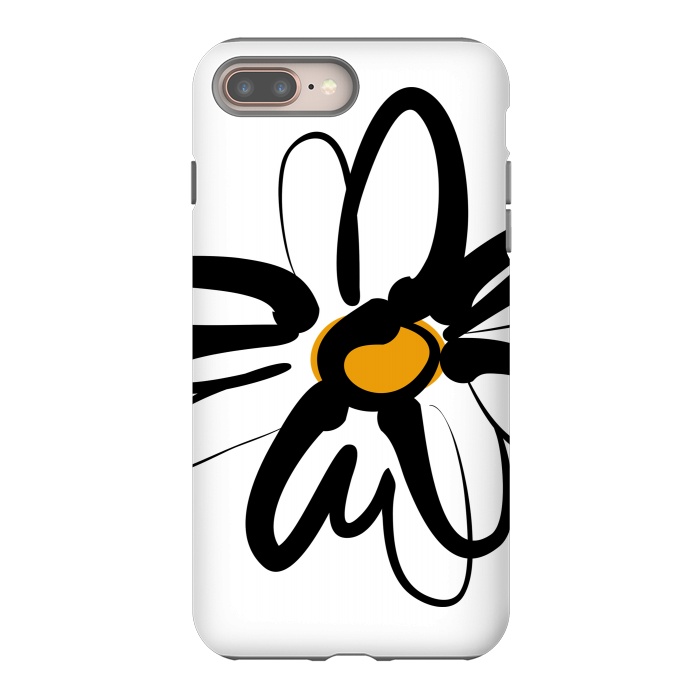 iPhone 7 plus StrongFit Doodle Daisy by Majoih