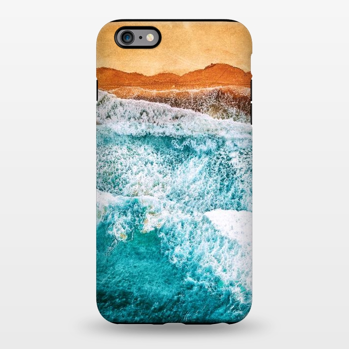 iPhone 6/6s plus StrongFit Tropical VI - Beach Waves II by Art Design Works
