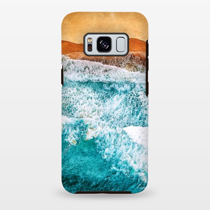 Galaxy S8 plus StrongFit Tropical VI - Beach Waves II by Art Design Works