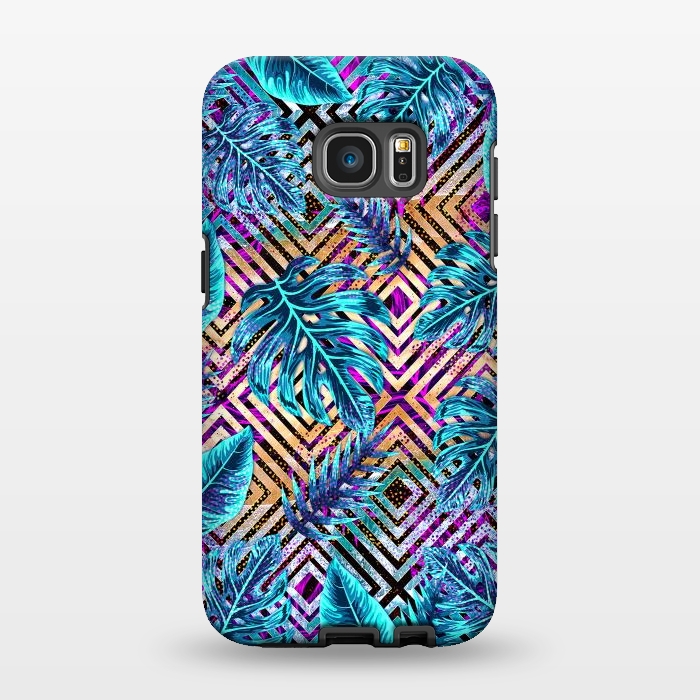 Galaxy S7 EDGE StrongFit Tropical IX by Art Design Works