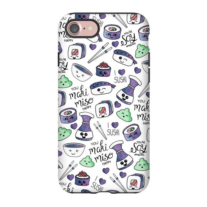 iPhone 7 StrongFit Galaxy Sushi by gingerlique