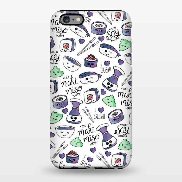 iPhone 6/6s plus StrongFit Galaxy Sushi by gingerlique