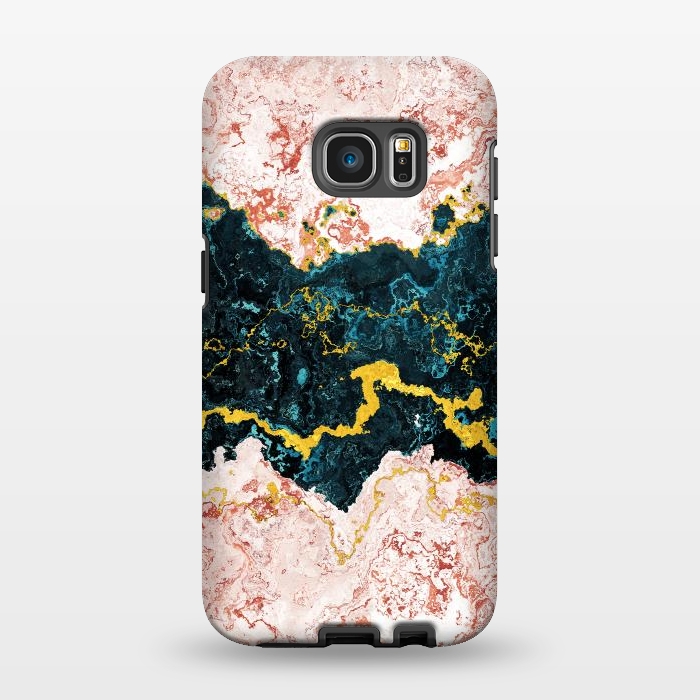 Galaxy S7 EDGE StrongFit Abstract Marble I by Art Design Works