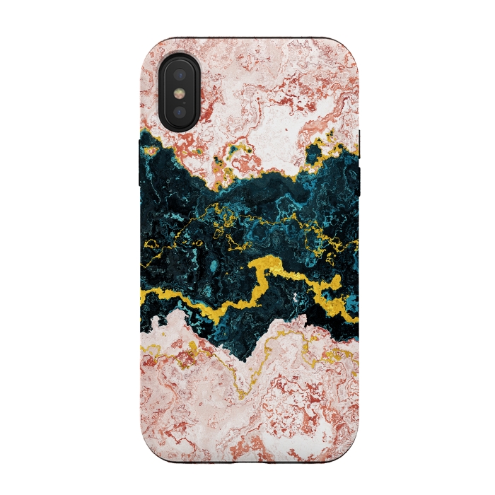 iPhone Xs / X StrongFit Abstract Marble I by Art Design Works