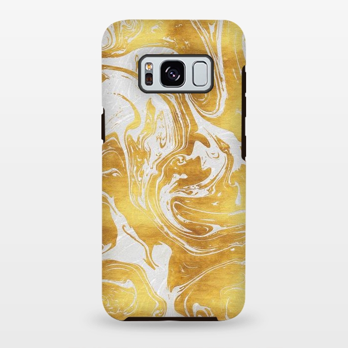 Galaxy S8 plus StrongFit White Dragon Marble by Art Design Works