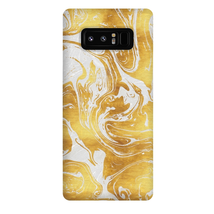 Galaxy Note 8 StrongFit White Dragon Marble by Art Design Works