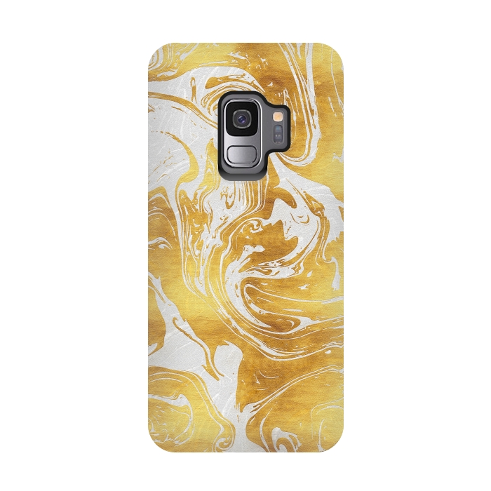 Galaxy S9 StrongFit White Dragon Marble by Art Design Works