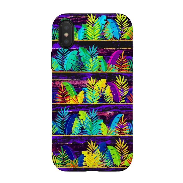 iPhone Xs / X StrongFit Tropical XIII by Art Design Works