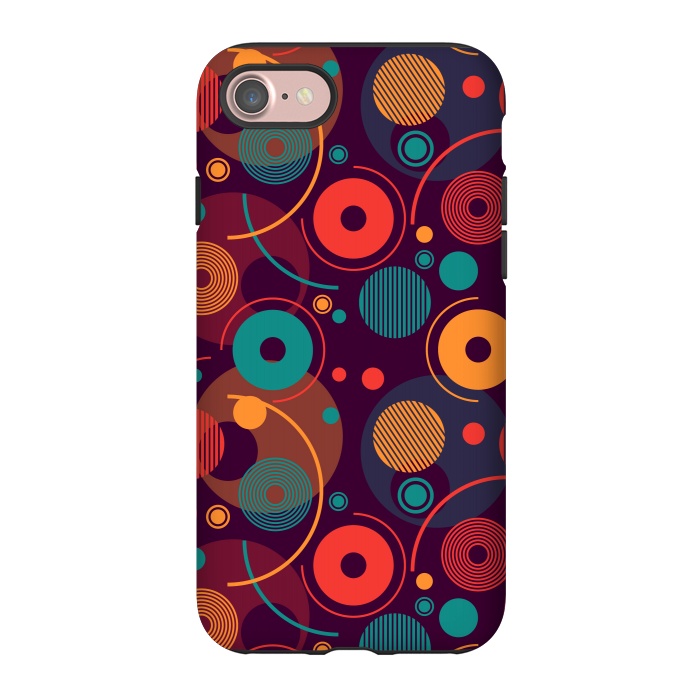 iPhone 7 StrongFit colorful rounded shapes by TMSarts