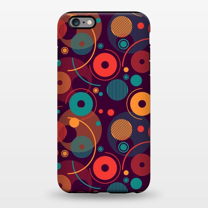 iPhone 6/6s plus StrongFit colorful rounded shapes by TMSarts