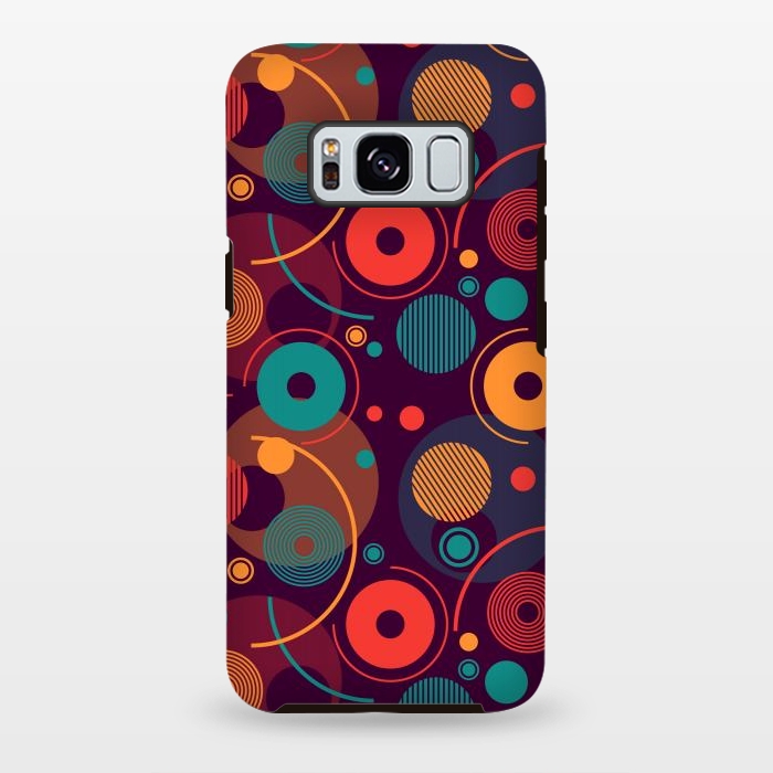 Galaxy S8 plus StrongFit colorful rounded shapes by TMSarts