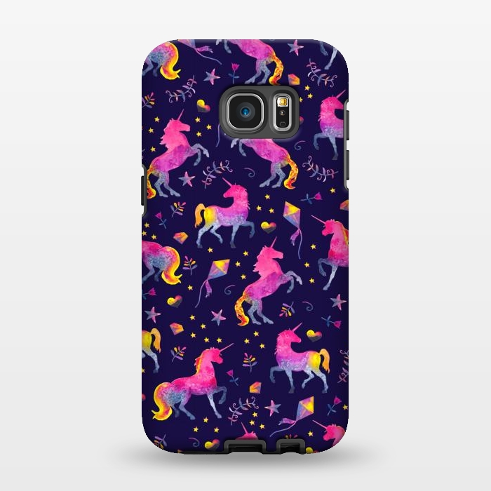 Galaxy S7 EDGE StrongFit Unicorn Jubliee by gingerlique