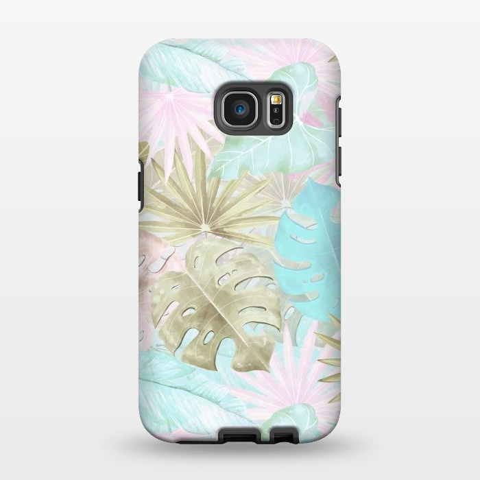Galaxy S7 EDGE StrongFit My Sepia Aloha Jungle Garden by  Utart