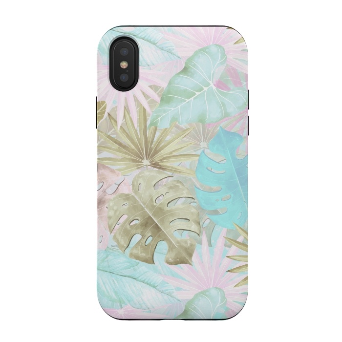 iPhone Xs / X StrongFit My Sepia Aloha Jungle Garden by  Utart