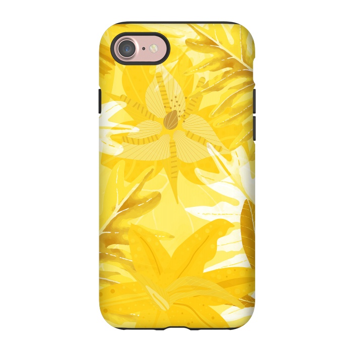 iPhone 7 StrongFit My Sunny Gold Aloha Jungle by  Utart