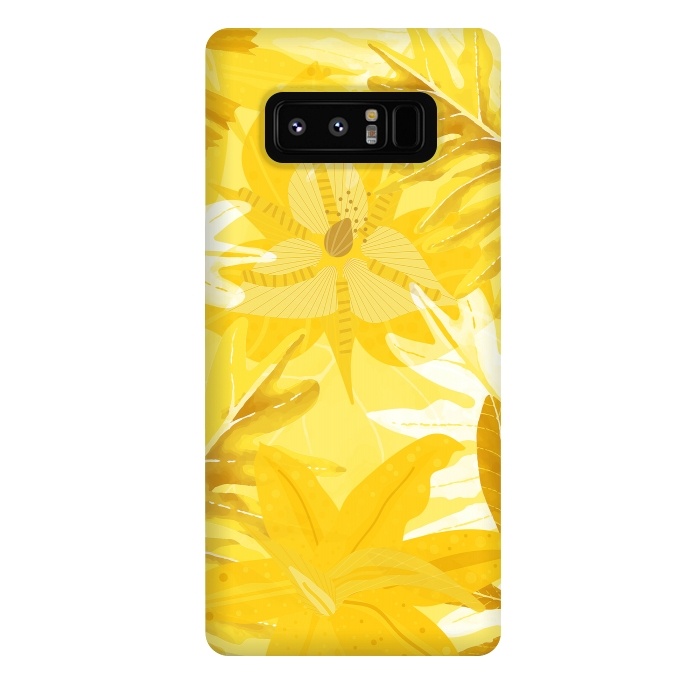 Galaxy Note 8 StrongFit My Sunny Gold Aloha Jungle by  Utart