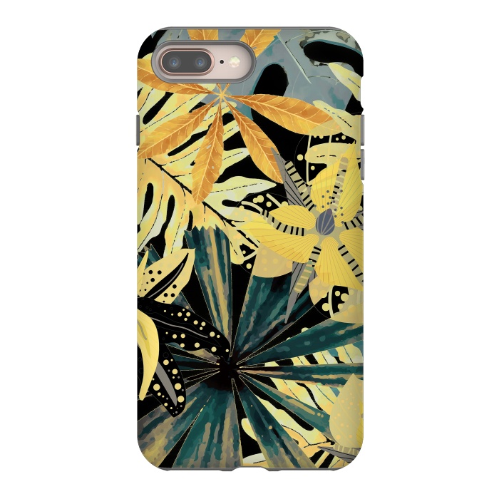 iPhone 7 plus StrongFit Abstract Foliage Aloha Jungle  by  Utart